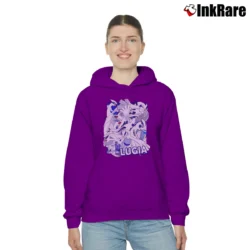Women’s Lugia Pokemon Retro Limited Edition Cozy Hoodie in purple | Warm, Structured, Stylish
