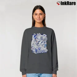 Women’s Lugia Pokemon Retro Limited Edition Relaxed Sweatshirt in charcoal | Soft, Laid-Back Vibe