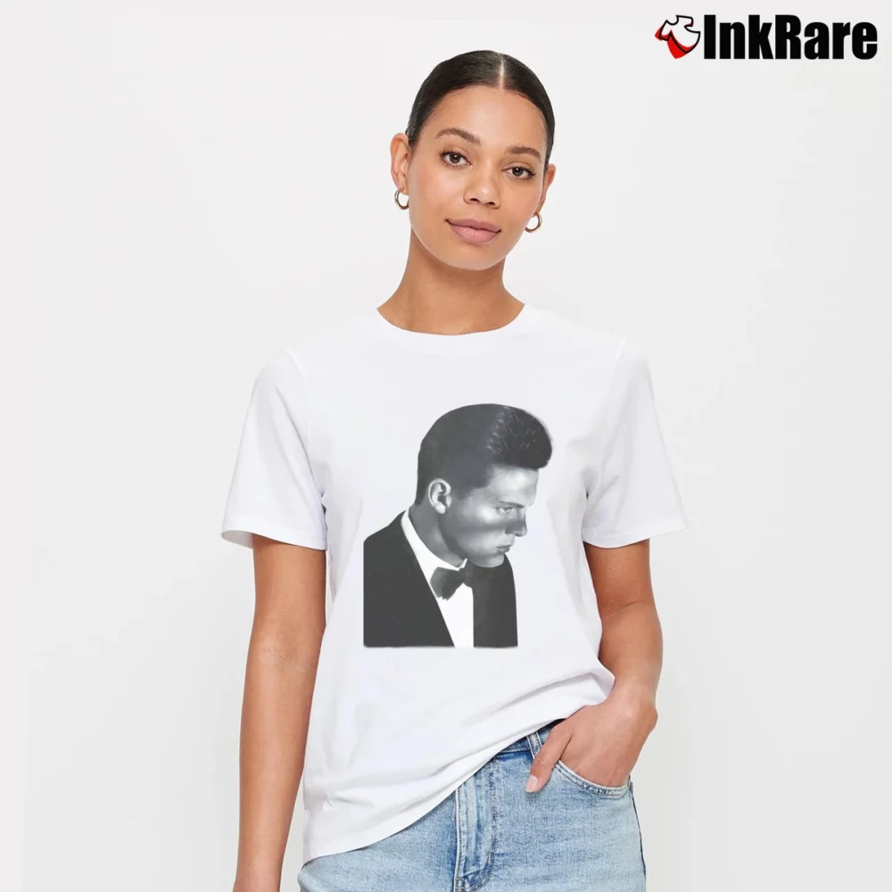 Women’s Luis Miguel 90s Latin Pop Concert Tour Signature T-Shirt in white | Soft, Flattering Fit