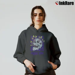 Women’s Lurking Class Sketchy Tank Fungus Cozy Hoodie in charcoal | Warm, Structured, Stylish