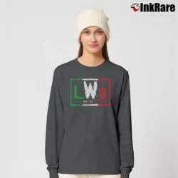 Women’s LWO Latino World Order Long-Sleeve Top in charcoal | Sleek, Versatile, All-Season