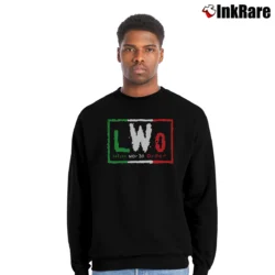 Men’s LWO Latino World Order Crewneck Sweatshirt in black | Cozy Fabric, Clean Style