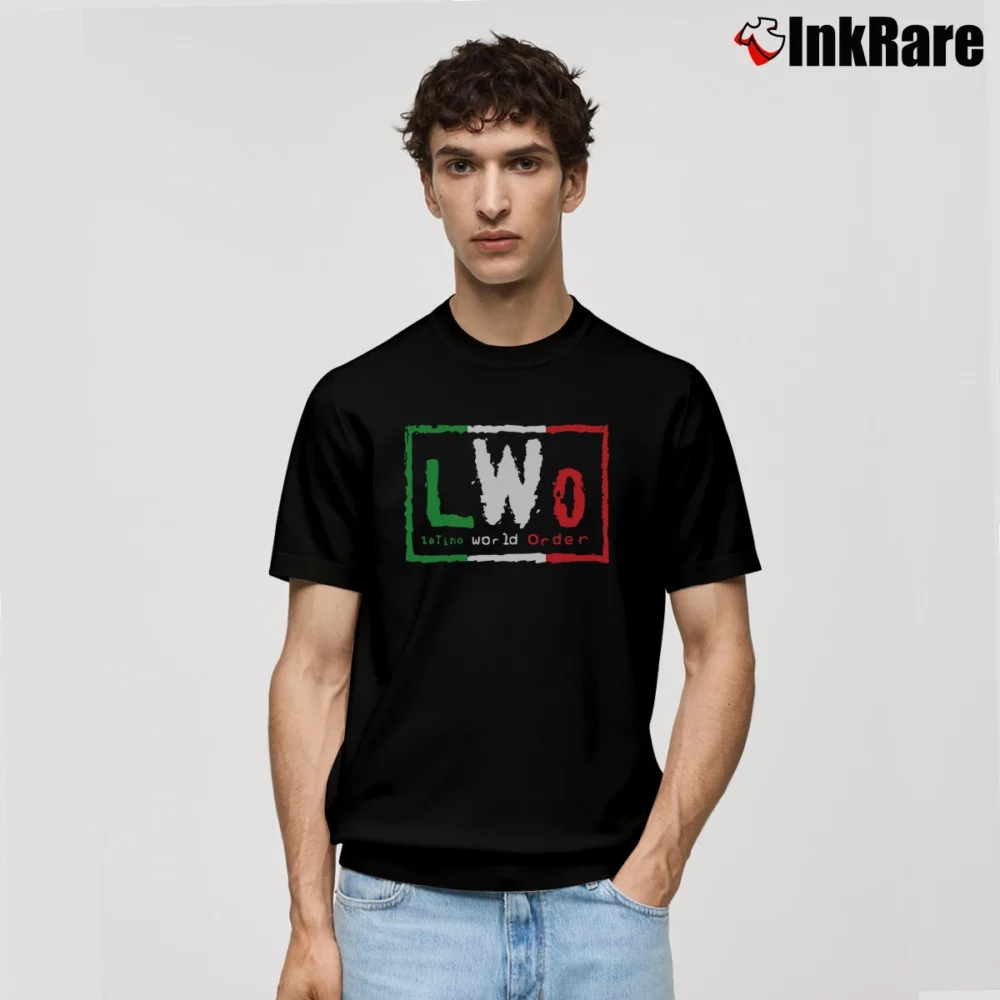 Men’s LWO Latino World Order Classic T-Shirt in black | Soft, Breathable Everyday Wear