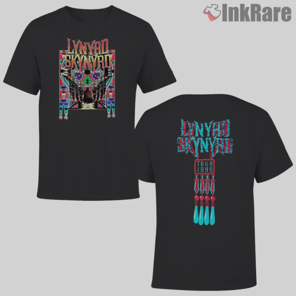 Lynyrd Skynyrd 1995 Tour Shirt two sided neon eagle front and back