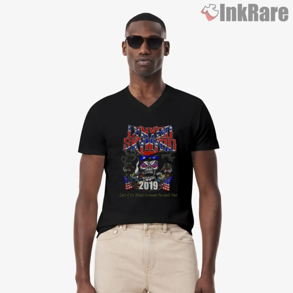 Lynyrd Skynyrd 2019 Farewell Tour Shirt with skull banner and dated graphic