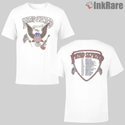 Lynyrd Skynyrd Eagle Shield Shirt with front crest and tour back two sided design