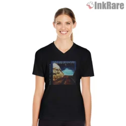Women V neck with Edge Of Forever artwork