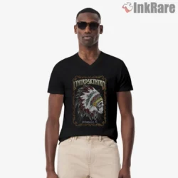 Lynyrd Skynyrd Headdress Skull Shirt with ornate border and Jacksonville FL tag