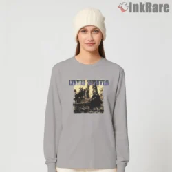 Women long sleeve sport grey with woodland tour graphic