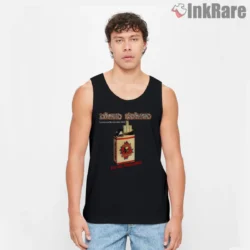Tank top black with cigarette pack skull emblem