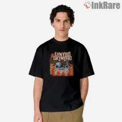 Lynyrd Skynyrd Support Southern Rock Shirt with eagle crest and since 1964 ribbon