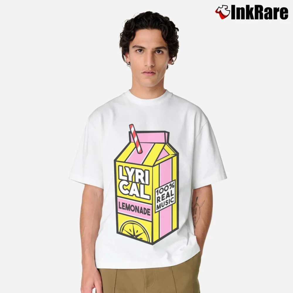 Men’s Lyrical Lemonade Pink Classic T-Shirt in white | Soft, Breathable Everyday Wear