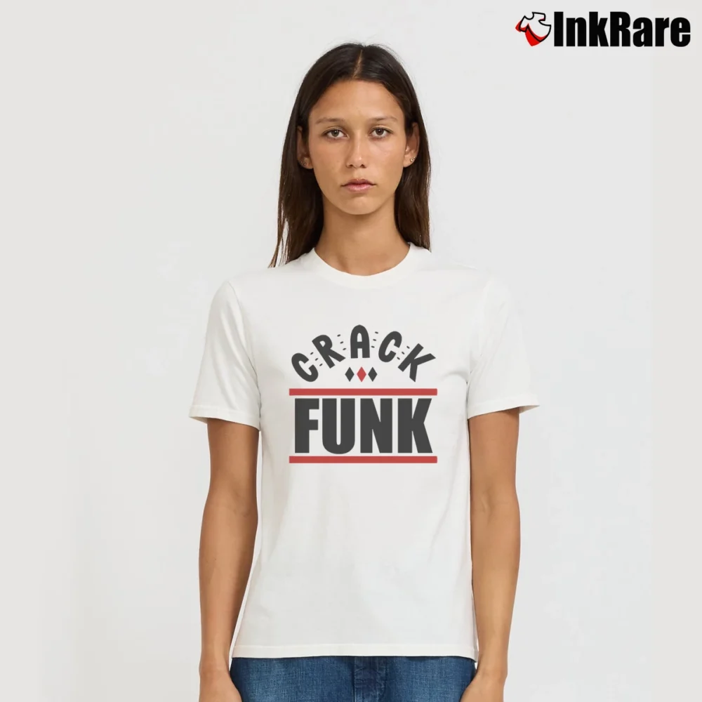 Women’s Mac Miller Crack Funk Rap Music Signature T-Shirt in white | Soft, Flattering Fit