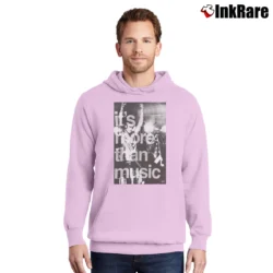 Men’s Machine Gun Kelly Bokeasy Logo Pullover Hoodie in light pink | Cozy, Durable, Modern Fit