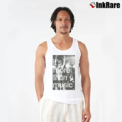Men’s Machine Gun Kelly Bokeasy Logo Tank Top in white | Breathable, Active-Friendly Design