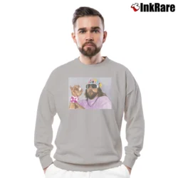 Men’s Macho Man Cream Of The Crop Crewneck Sweatshirt in sport grey | Cozy Fabric, Clean Style