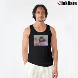Men’s Macho Man Cream Of The Crop Tank Top in black | Breathable, Active-Friendly Design