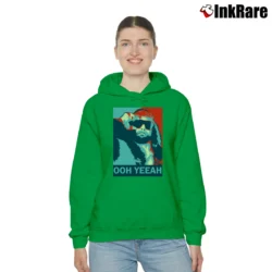 Women’s Macho Man Randy Savage Ooh Yeea Cozy Hoodie in irish green | Warm, Structured, Stylish