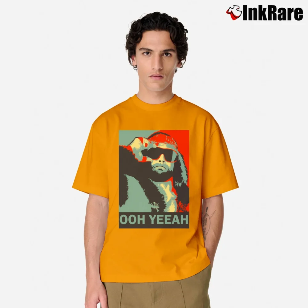 Men’s Macho Man Randy Savage Ooh Yeea Classic T-Shirt in orange | Soft, Breathable Everyday Wear