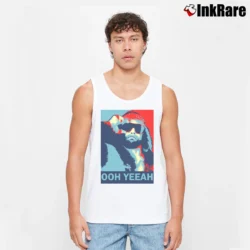 Men’s Macho Man Randy Savage Ooh Yeea Tank Top in white | Breathable, Active-Friendly Design