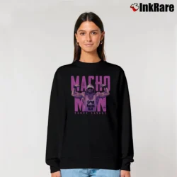 Women’s Macho Man Randy Savage Relaxed Sweatshirt in black | Soft, Laid-Back Vibe