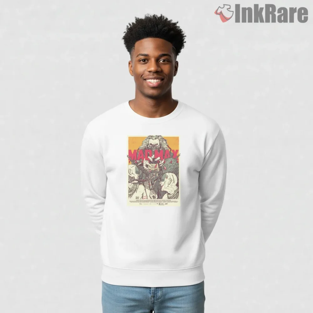 Mad Max Fury Road Vintage Poster Illustration Shirt on graphic shirt for men graphic tee
