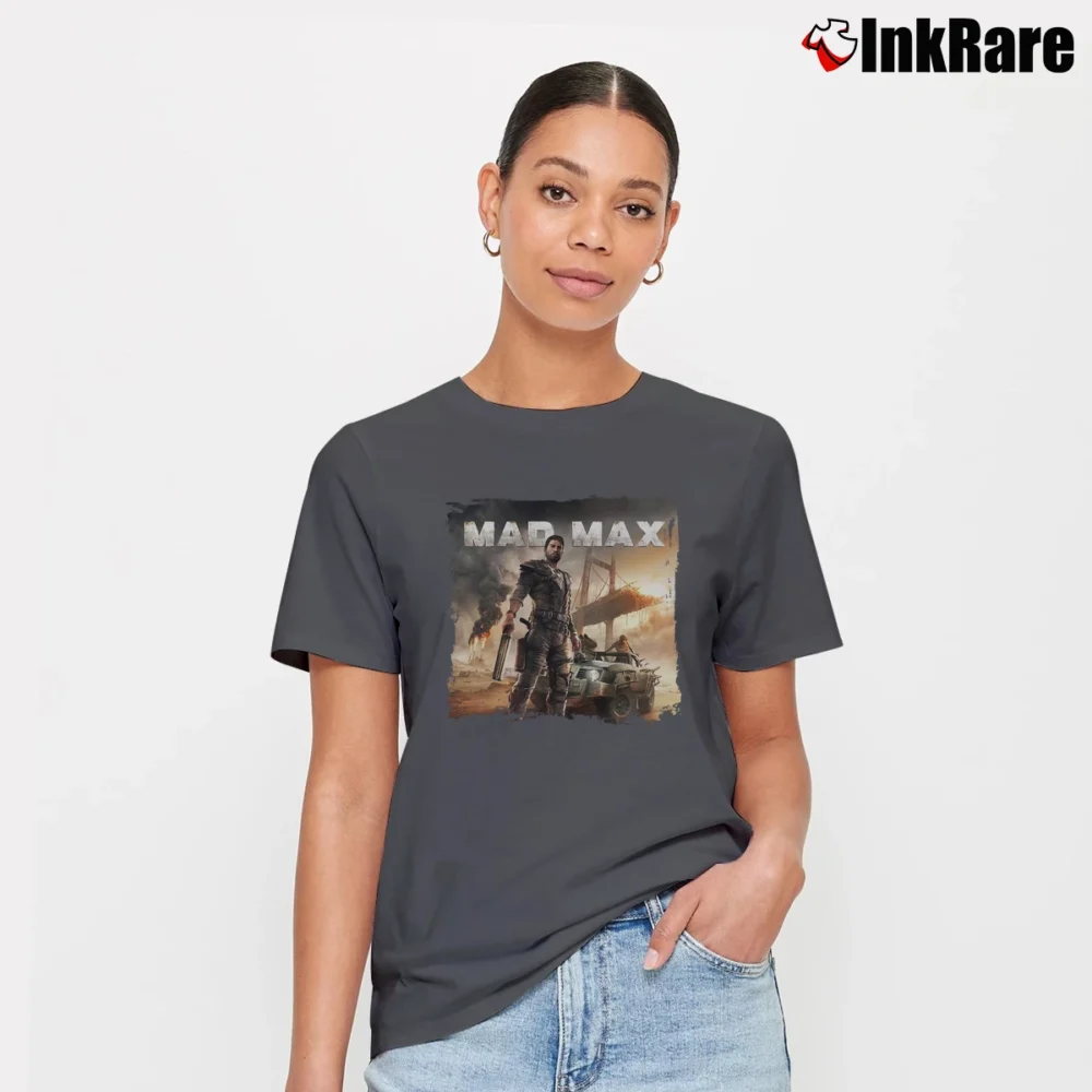 Women’s Mad Max Game T-Shirt in charcoal | Soft, Flattering Fit