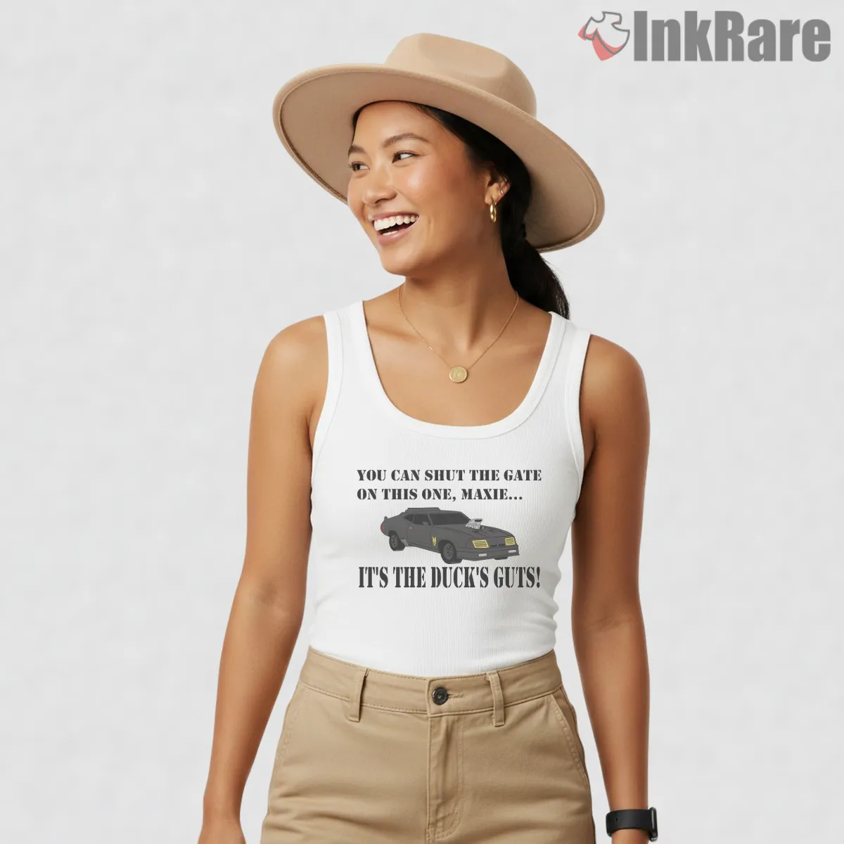 Mad Max Mfp Interceptor Quote Minimal Car Tank Top White Mad Max Mfp Interceptor Quote Minimal Car Shirt on white tank top for women graphic tee