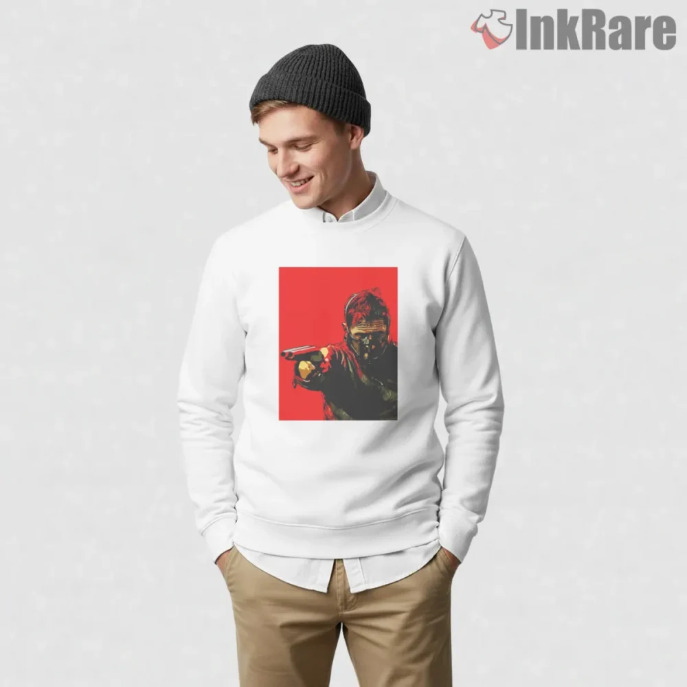 Mad Max Tom Hardy Red Action Silhouette Shirt on graphic shirt for men graphic tee