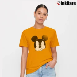 Women’s Mad Mickey Mouse Classic Disneyland Graphic Signature T-Shirt in orange | Soft, Flattering Fit