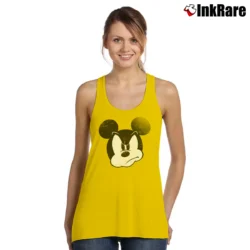 Women’s Mad Mickey Mouse Classic Disneyland Graphic Tank Top in yellow | Lightweight, Movement-Friendly