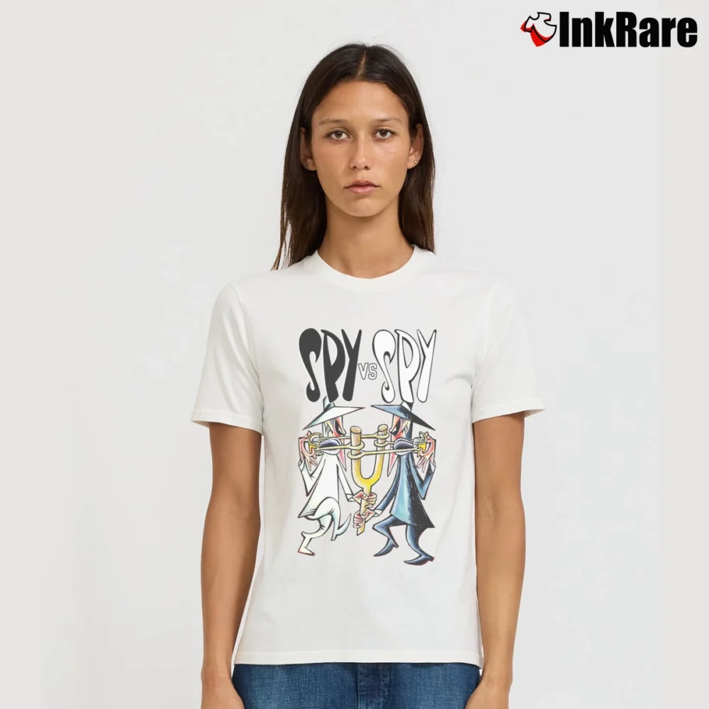Women’s Mad Spy Vs Spy Signature T-Shirt in white | Soft, Flattering Fit