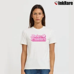 Women’s Madam President And Tim Barbie T-Shirt in white | Soft, Flattering Fit