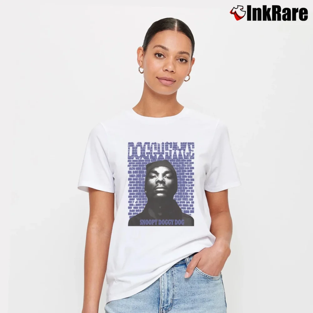 Women’s Madeworn Distressed Snoop Dogg Doggystyle Signature T-Shirt in white | Soft, Flattering Fit