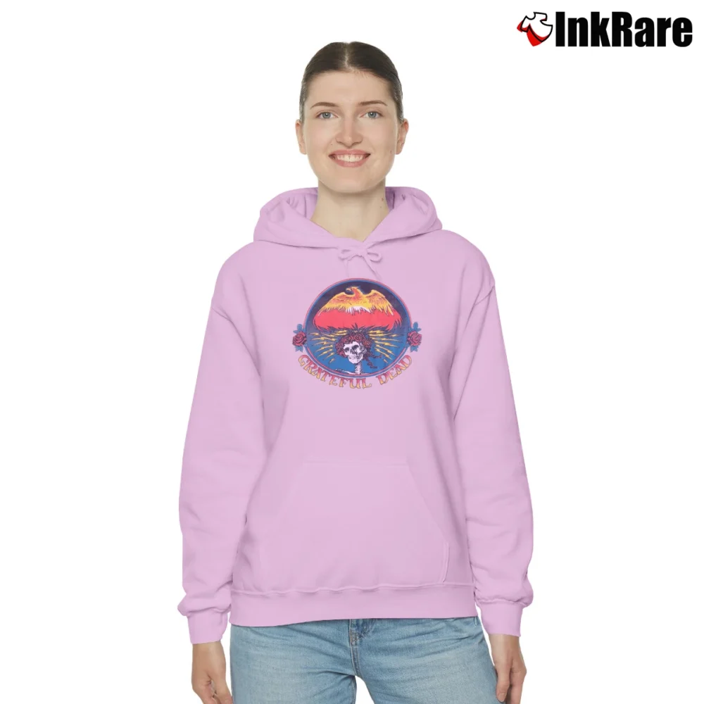 Women’s Madeworn Grateful Dead Cozy Hoodie in light pink | Warm, Structured, Stylish