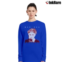 Women’s Madonna Jr Holiday Graphic Long-Sleeve Top in royal blue | Sleek, Versatile, All-Season