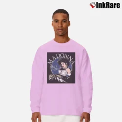 Men’s Madonna Like A Virgin Pop Music Long-Sleeve Shirt in light pink | Sleek, Lightweight, Year-Round Wear
