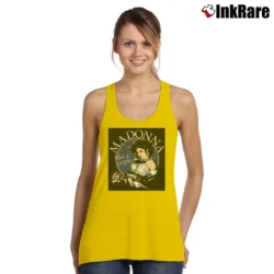 Women’s Madonna Like A Virgin Pop Music Tank Top in yellow | Lightweight, Movement-Friendly