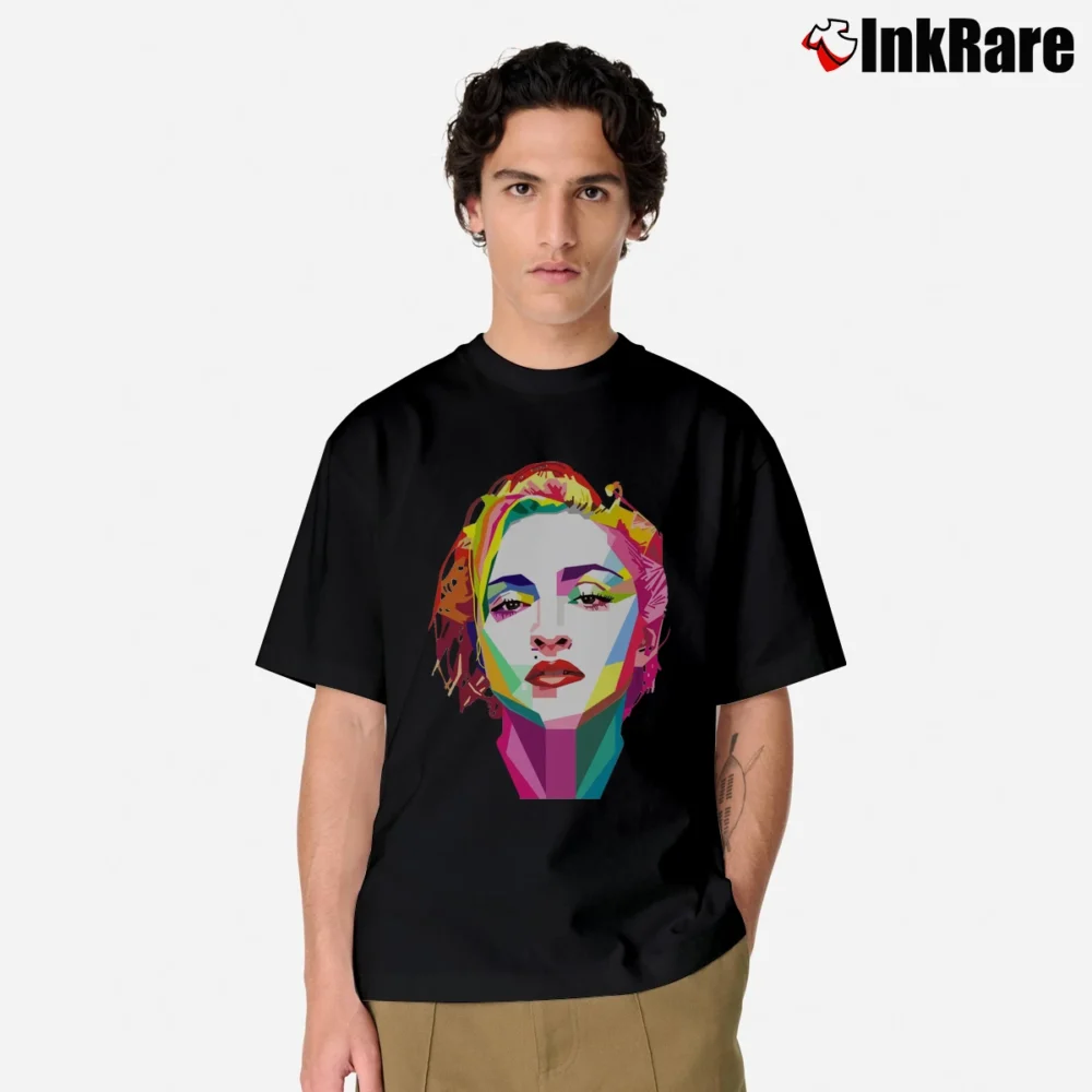 Men’s Madonna Zuideup Singer Classic T-Shirt in black | Soft, Breathable Everyday Wear