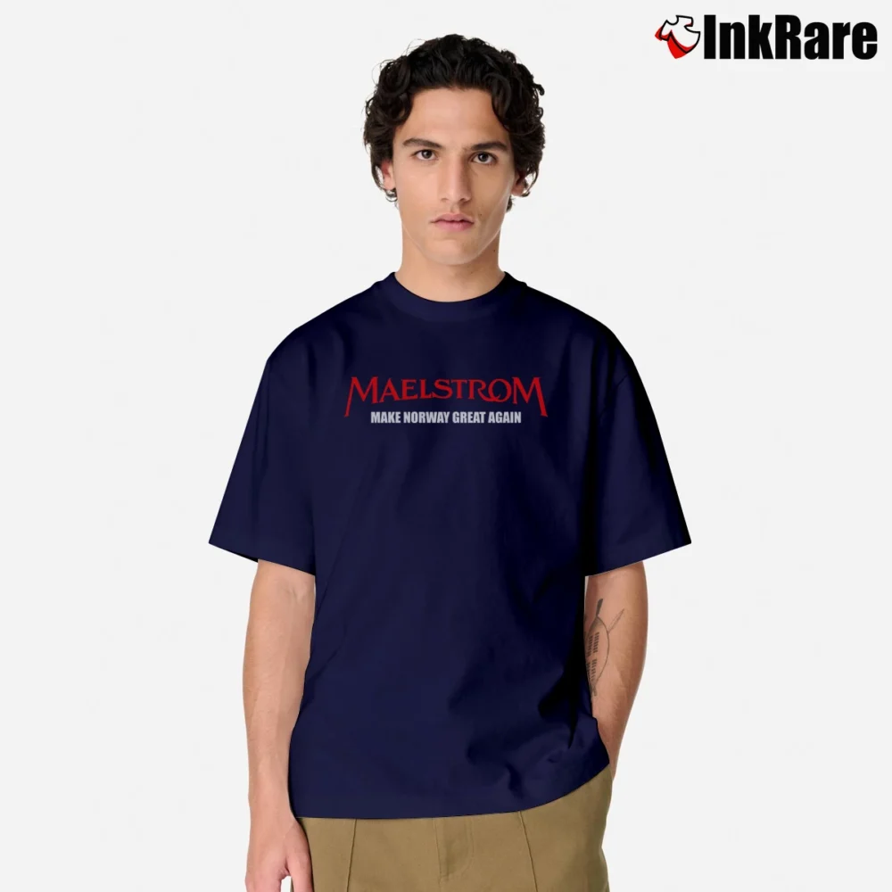 Men’s Maelstrom Epcot Make Norway Great Again Disney Classic T-Shirt in navy | Soft, Breathable Everyday Wear