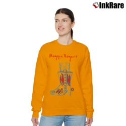 Women’s Maggie Rogers Fall Tour 2018 Relaxed Sweatshirt in orange | Soft, Laid-Back Vibe