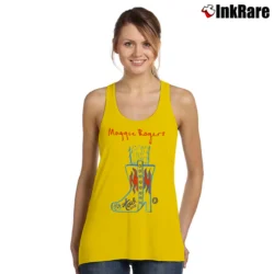 Women’s Maggie Rogers Fall Tour 2018 Tank Top in yellow | Lightweight, Movement-Friendly