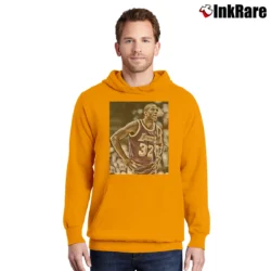 Men’s Magic Johnson Los Angeles Lakers Pullover Hoodie in orange | Cozy, Durable, Modern Fit