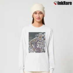 Women’s Magic Johnson Los Angeles Lakers Long-Sleeve Top in white | Sleek, Versatile, All-Season