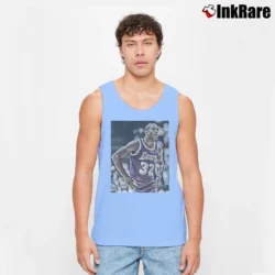 Men’s Magic Johnson Los Angeles Lakers Tank Top in light blue | Breathable, Active-Friendly Design