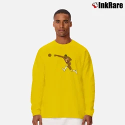 Men’s Magic Johnson Pass Long-Sleeve Shirt in yellow | Sleek, Lightweight, Year-Round Wear