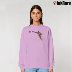 Women’s Magic Johnson Pass Relaxed Sweatshirt in light pink | Soft, Laid-Back Vibe