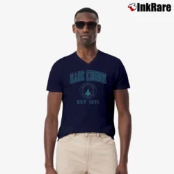 Men’s Magic Kingdom Park Trip Est 1971 Disney World V-Neck Tee in navy | Sharp, Breathable, Everyday Staple