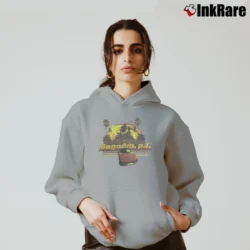 Women’s Magnum P.i. Sunset Mustard Cozy Hoodie in sport grey | Warm, Structured, Stylish
