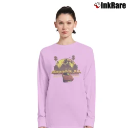 Women’s Magnum P.i. Sunset Mustard Long-Sleeve Top in light pink | Sleek, Versatile, All-Season